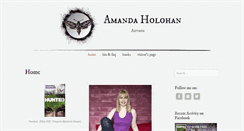 Desktop Screenshot of amandaholohan.com